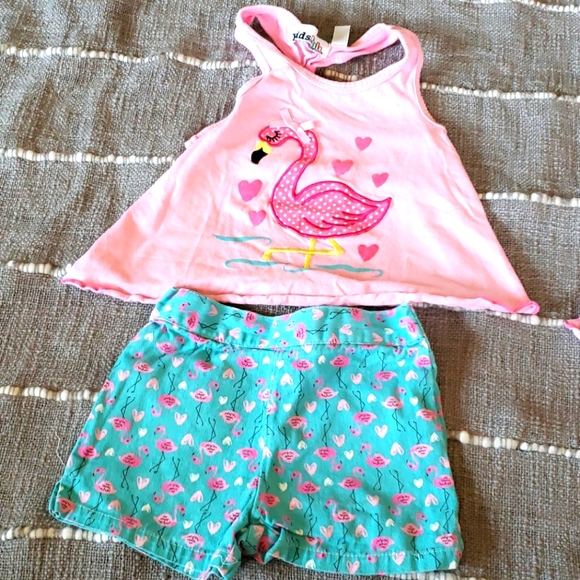 Kids Headquarters Other - 2T girls flamingo outfit